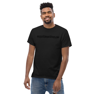 Disharmonium black logo Unisex classic tee