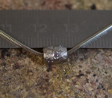 Hänge i vitguld med diamanter