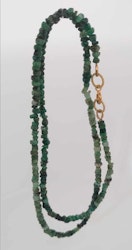 Halsband med smaragder