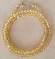 Halsband med citriner