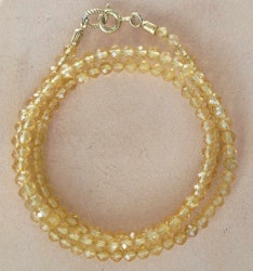 Halsband med citriner