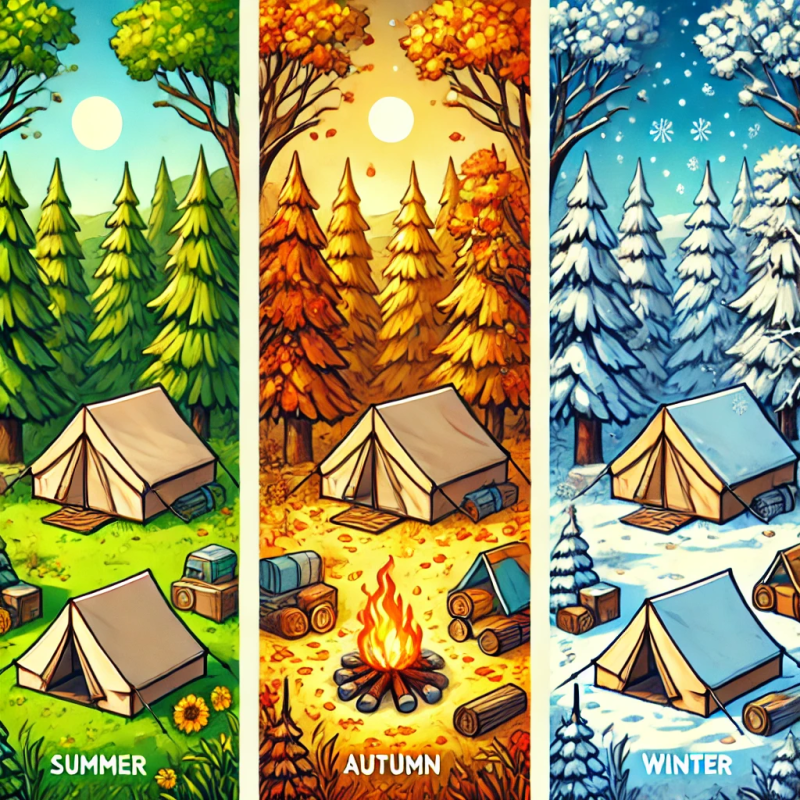 Guide till Att Campa i Olika Säsonger
