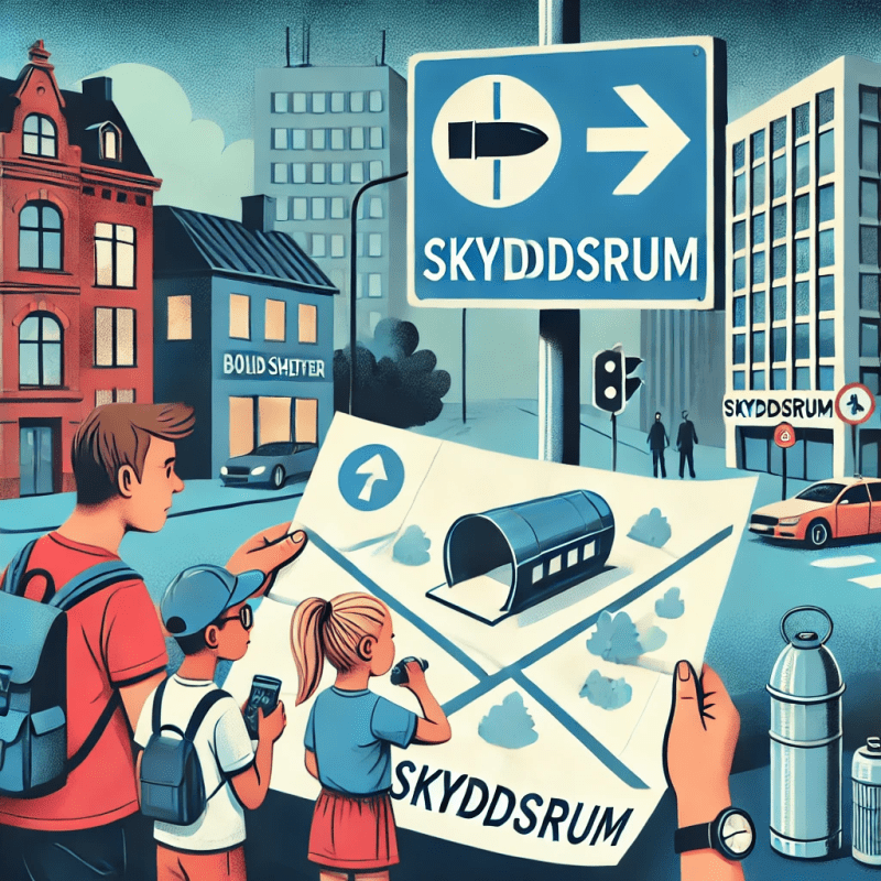 Har du koll på var närmaste skyddsrum ligger vid en nödsituation?