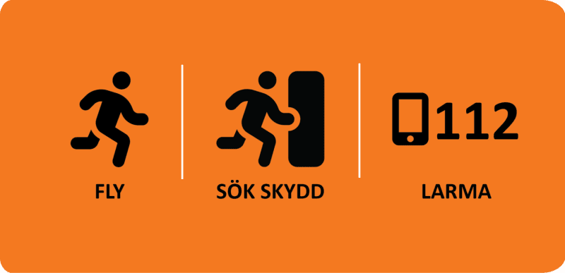 Så skyddar du dig vid ett terrorattentat eller pågående våld