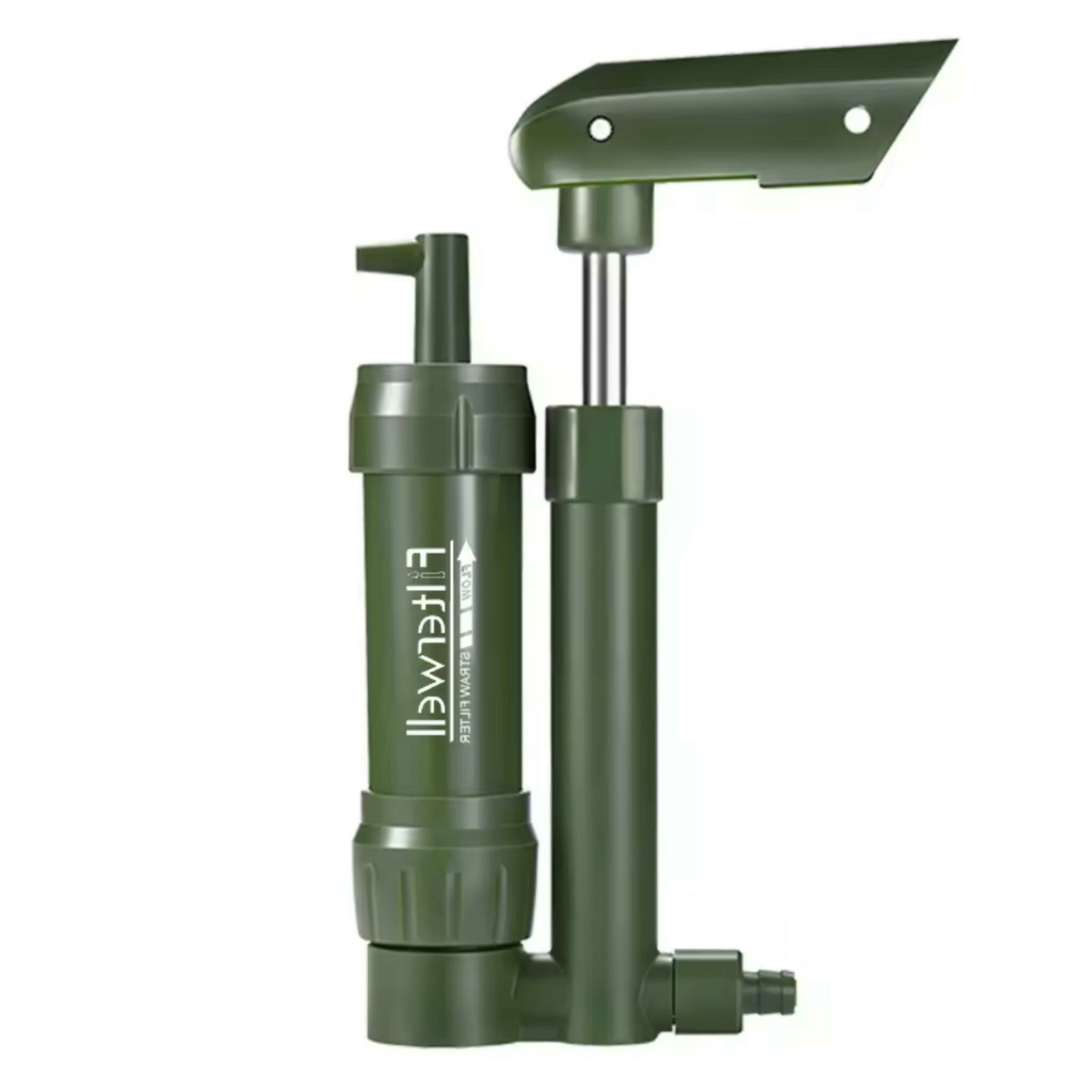 Portabel vattenrenare med pump