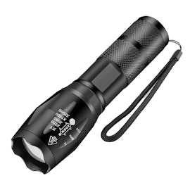 LED-ficklampa med zoom