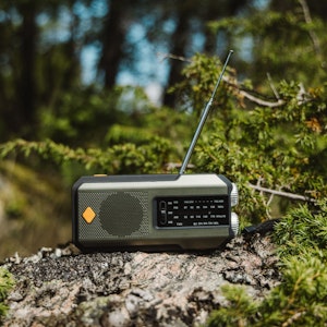 Vevradio med solceller