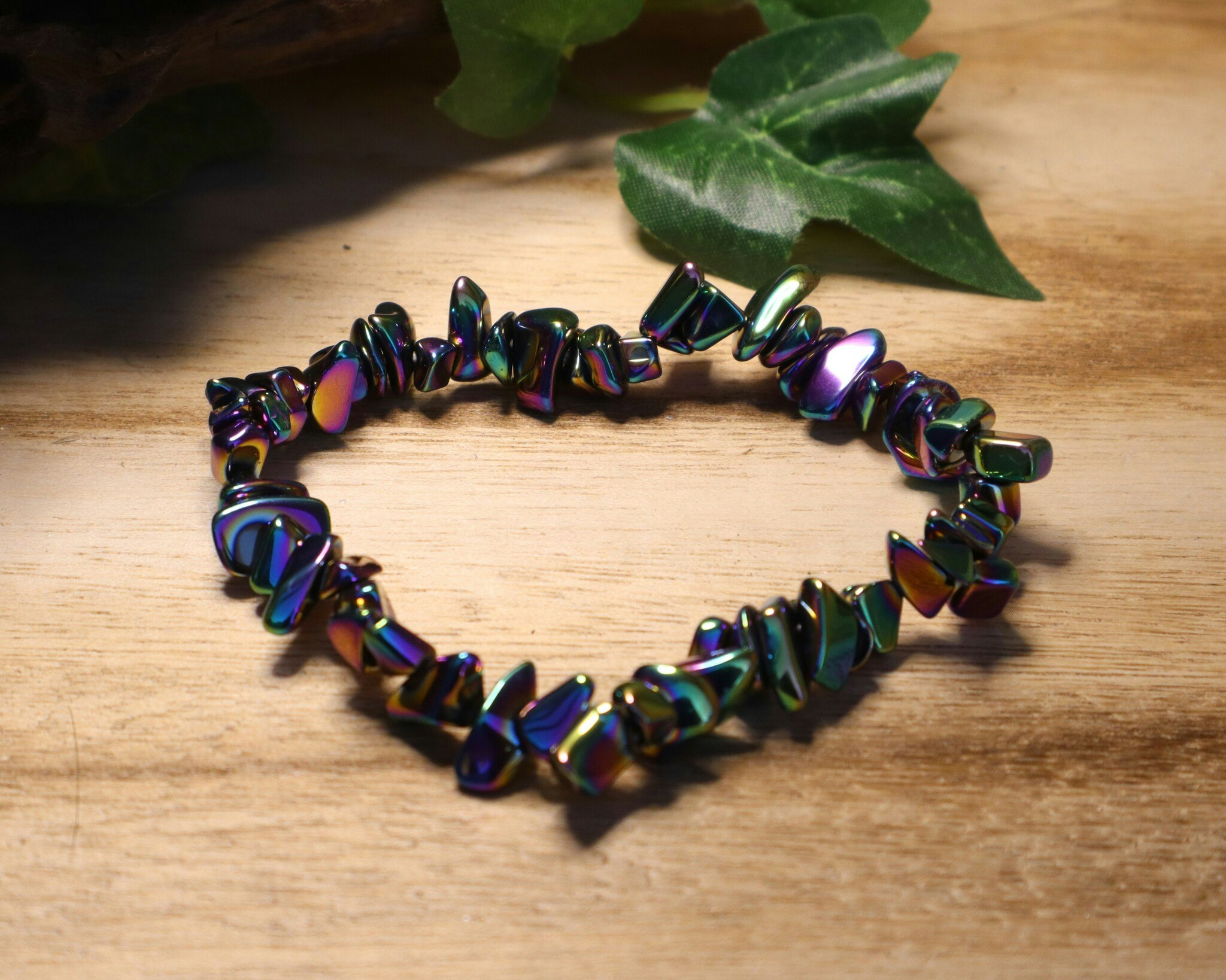 Hematit Chips-armband