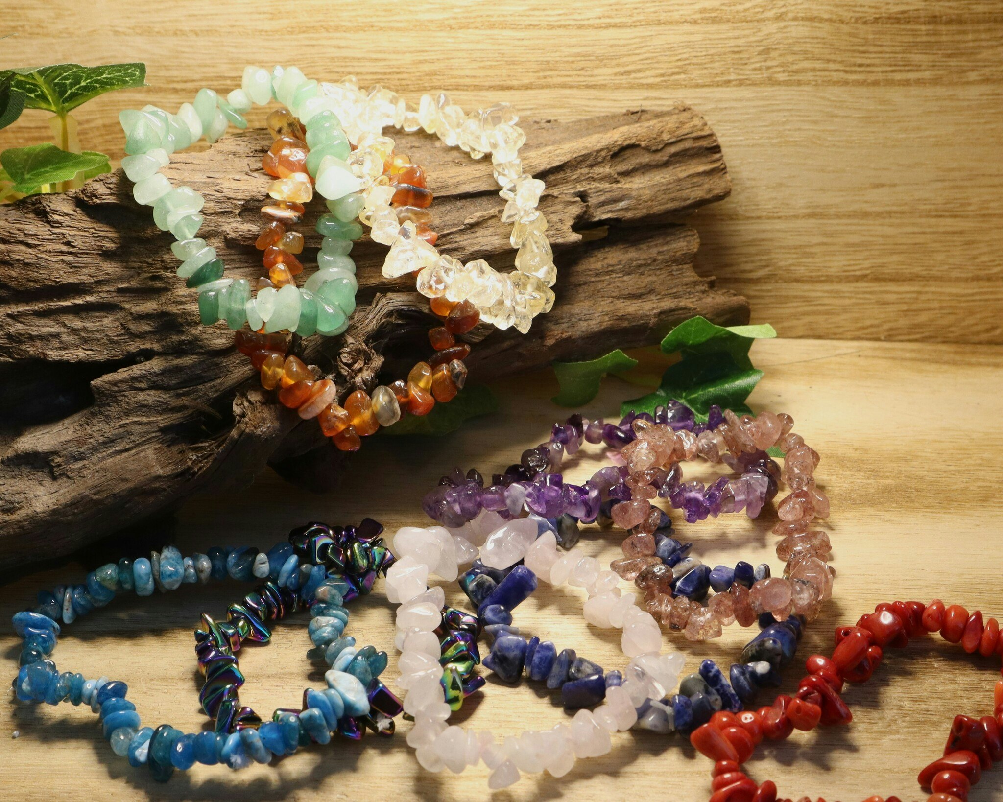 Lapis lazuli Chips-armband