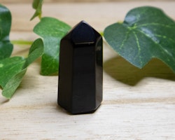 Obsidian svart liten spets