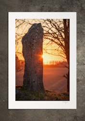 "En sköld framför skinande guden", fotoprint