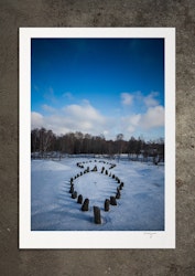 På frusna vatten, fotoprint