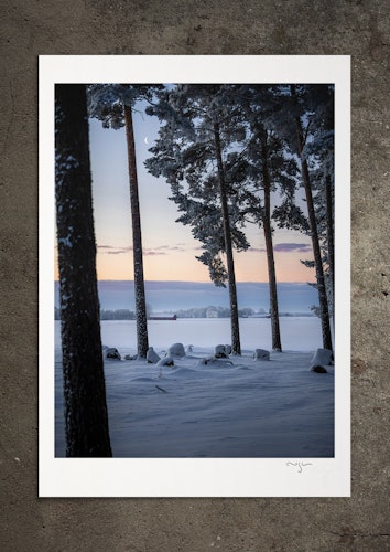 Där snön klär de fallna, fotoprint