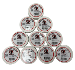 Mohawke Hockey Tape 25 mm x 20 m, vit, 10-pack