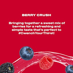 Cwench Hydration Electrolyte Mix - Berry Crush, 45 port.