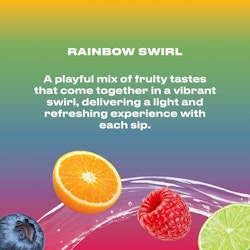 Cwench Hydration Electrolyte Mix - Rainbow Swirl, 45 port.