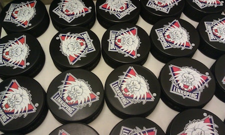 Ishockeypuck Souvenir 100-PACK