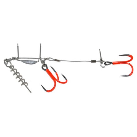 Mikado Jaws Double Stinger Fluo XL