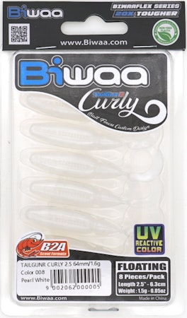 Tailgunr Curly 6,5 cm 8-pack Biwaa