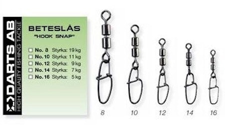 Beteslås "Hook Snap" Darts