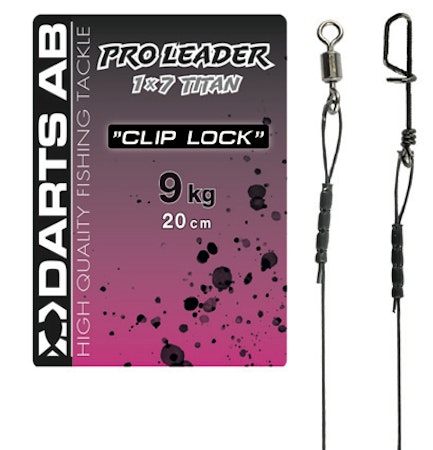 Pro Leader 1x7 Titanium "Clip Lock" 20cm