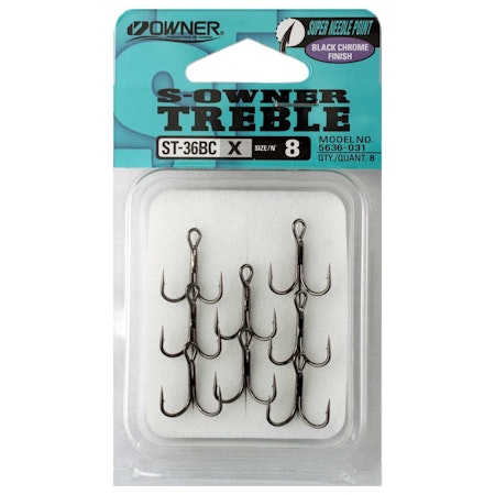 S-Owner Treble Hook ST-36BC