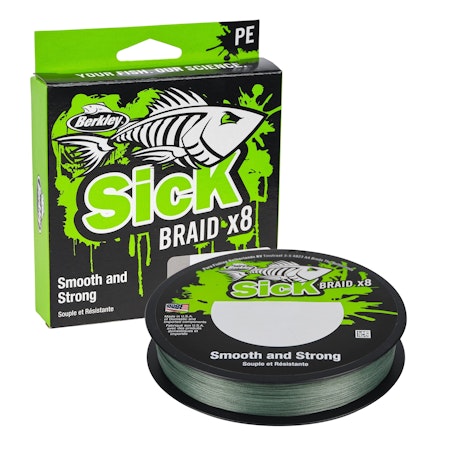Sick Braid X8 Green Berkley