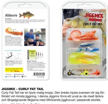 Darts Jiggmix Abborre - Curly Fat Tail