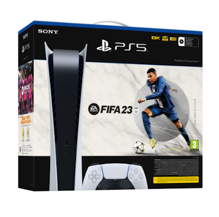 PLAYSTATION 5 DIGITAL KONSOLL – FIFA 23 BUNDLE