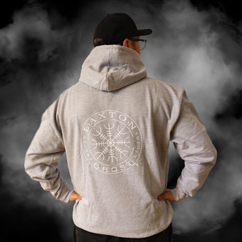 Grå Hoodie Xs - 5XL (Unisex)