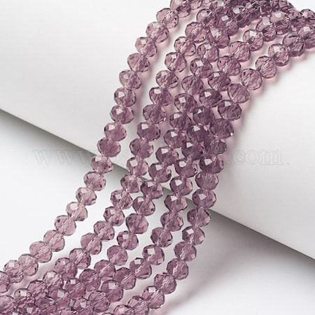Abacus Pale Violet Clear 6x5mm
