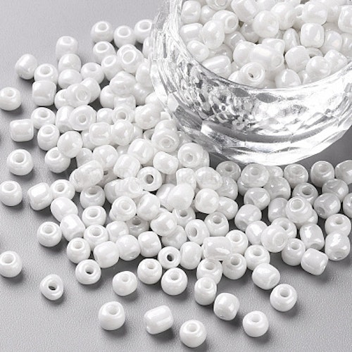 Seed bead 4mm lyster 25gram