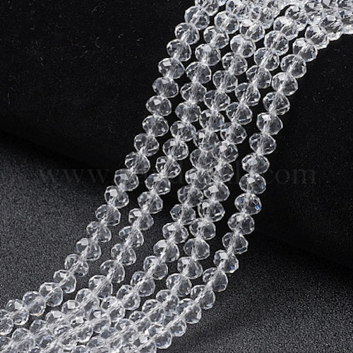 Abacus clear 6x5mm