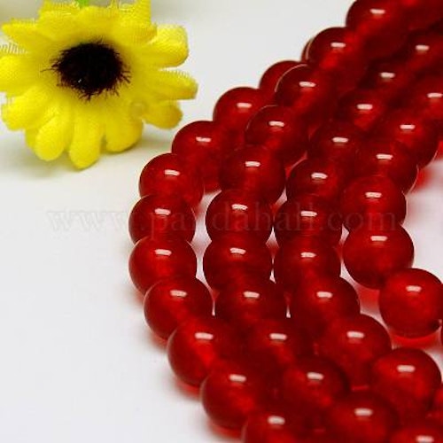 Röd jade Malaysia 6mm