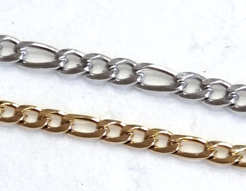 Figaro kedja rostfritt stål. 6x4mm