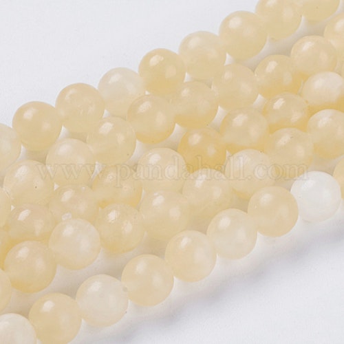 Jade lemon chiffon 6mm