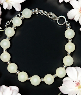 Mother of pearl lackad ocv polerad 18-21 cm