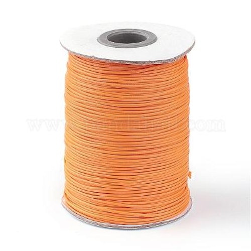 Waxad polyester tråd 1mm 10m