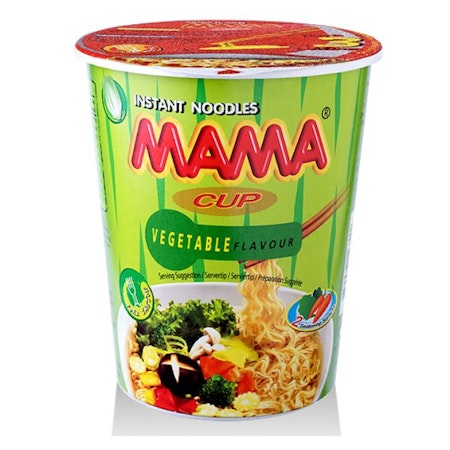Mama Cup Snabbnudlar med Grönsakssmak 70 g