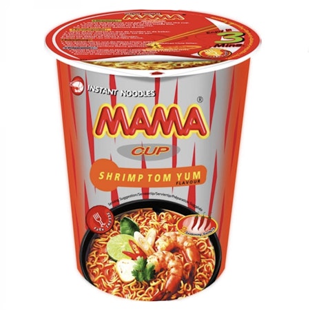 Mama Cup Snabbnudlar med Räksmak 70 g