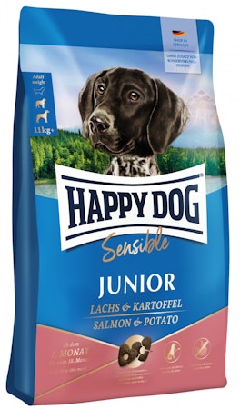 Happy Dog sensible junior laks og potet 4kg