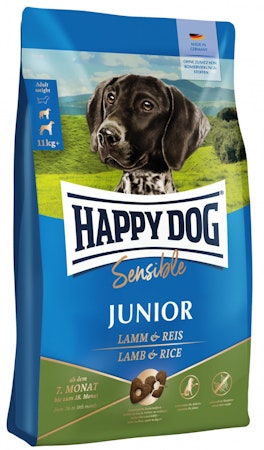 Happy Dog sensible junior lam og ris 4kg