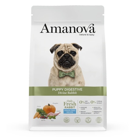 Amanova Puppy Digestive All Breeds Rabbit&Pumpkin