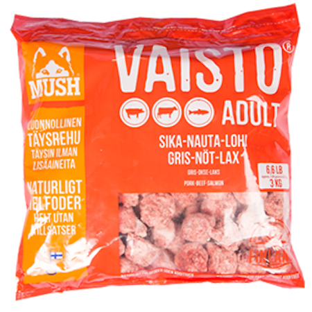 Vaisto® Röd GRIS-NÖT-LAX 3kg