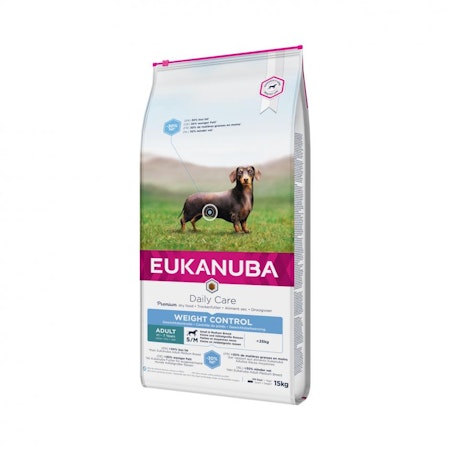 EUKANUBA Daily Care Weight Control Adult Small/Medium Breed