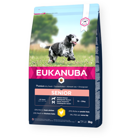 EUKANUBA Senior Medium Breed Fresh Chicken