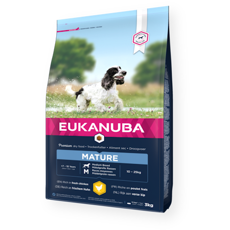 EUKANUBA Mature Medium Breed Fresh Chicken