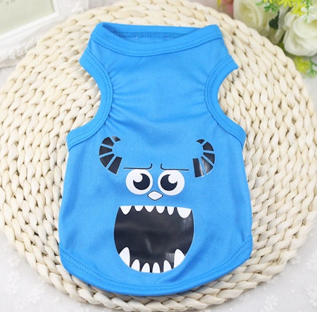 Hundtröja Blue Monster