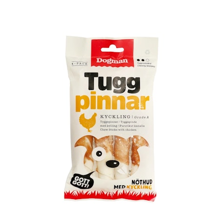 DOGMAN Tuggpinnar med Kyckling 4-pack