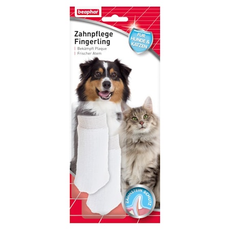 BEAPHAR Fingertandborste av Tyg
